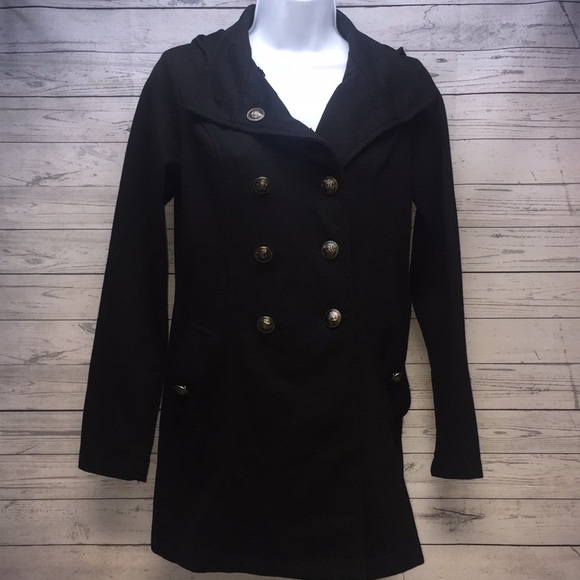 FOREVER 21 Hooded Coat/Jacket - Picture 2 of 7